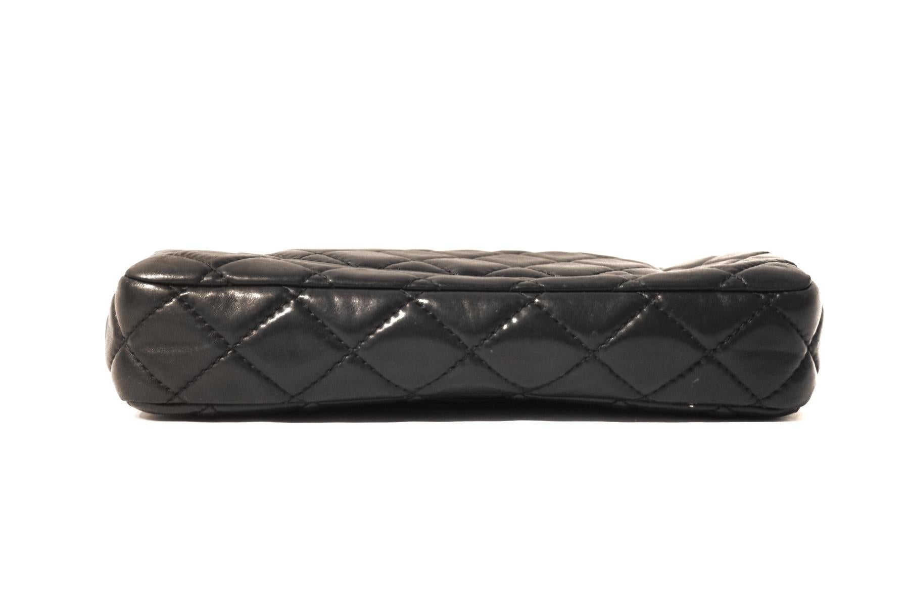 black clutch with handle