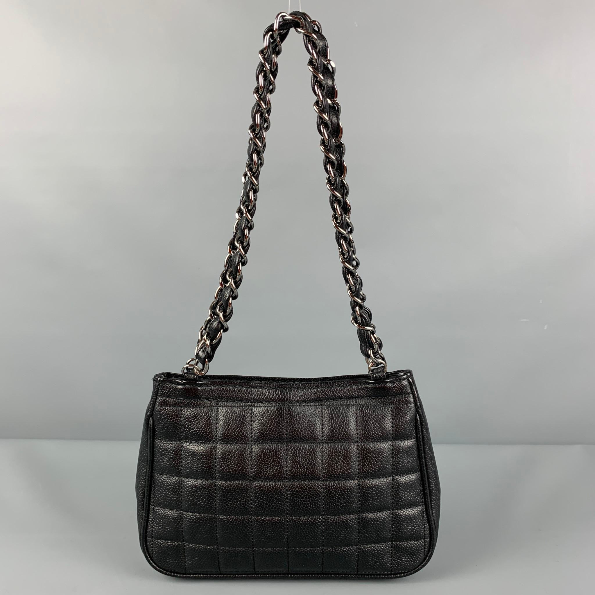 Women's CHANEL Black Leather Shoulder Handbag
