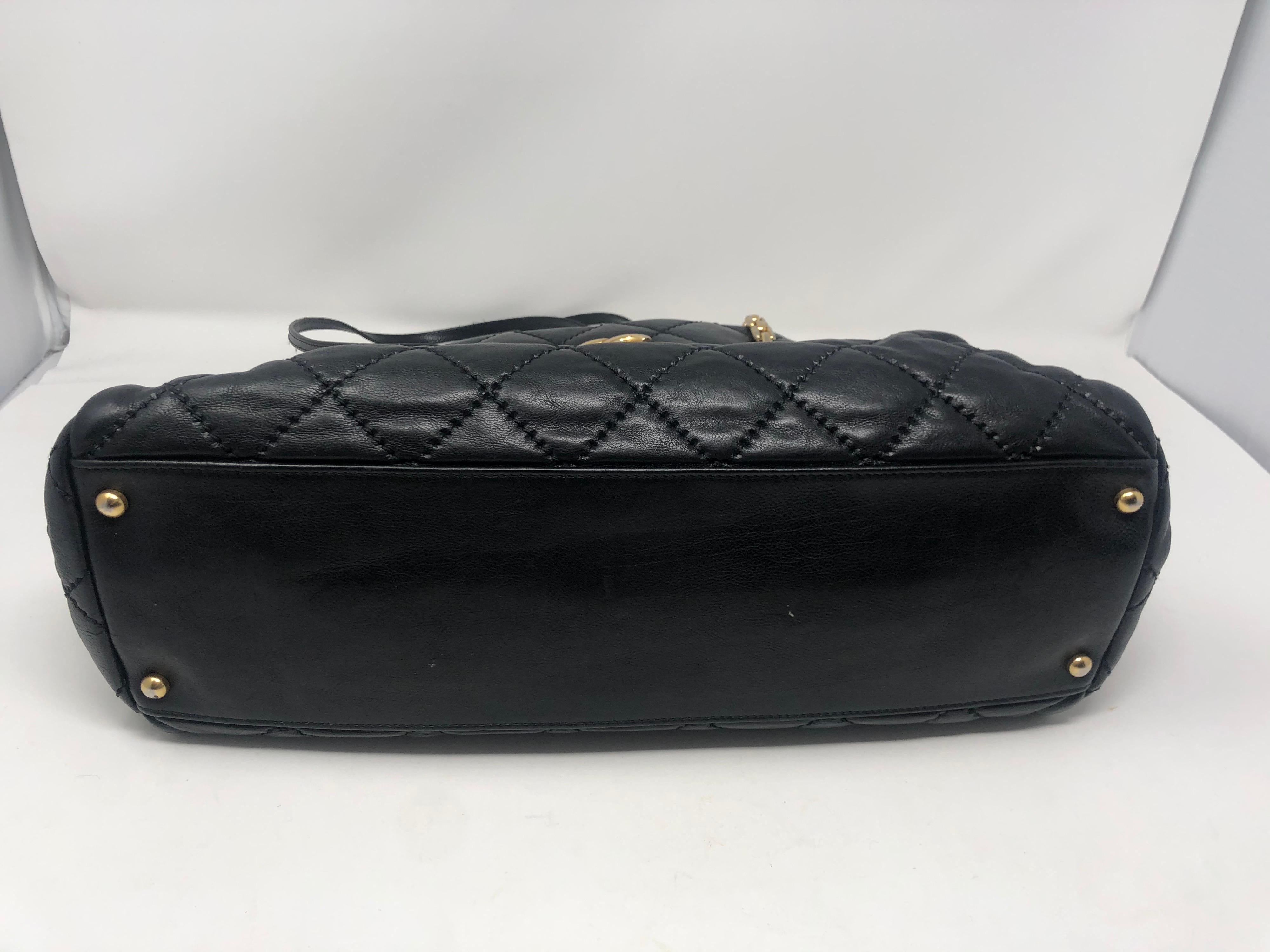 Chanel Black Leather Tote  8