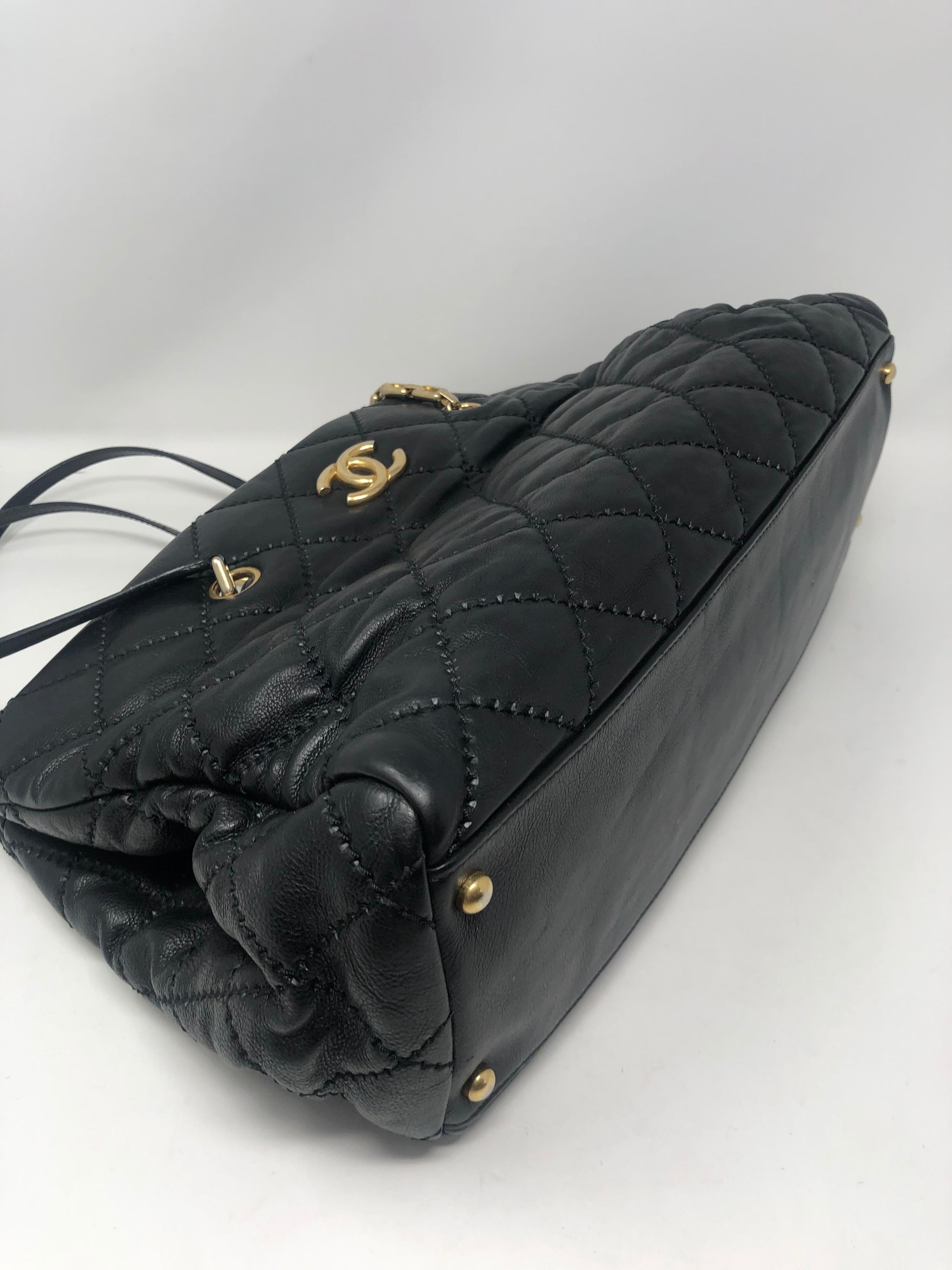 Chanel Black Leather Tote  9