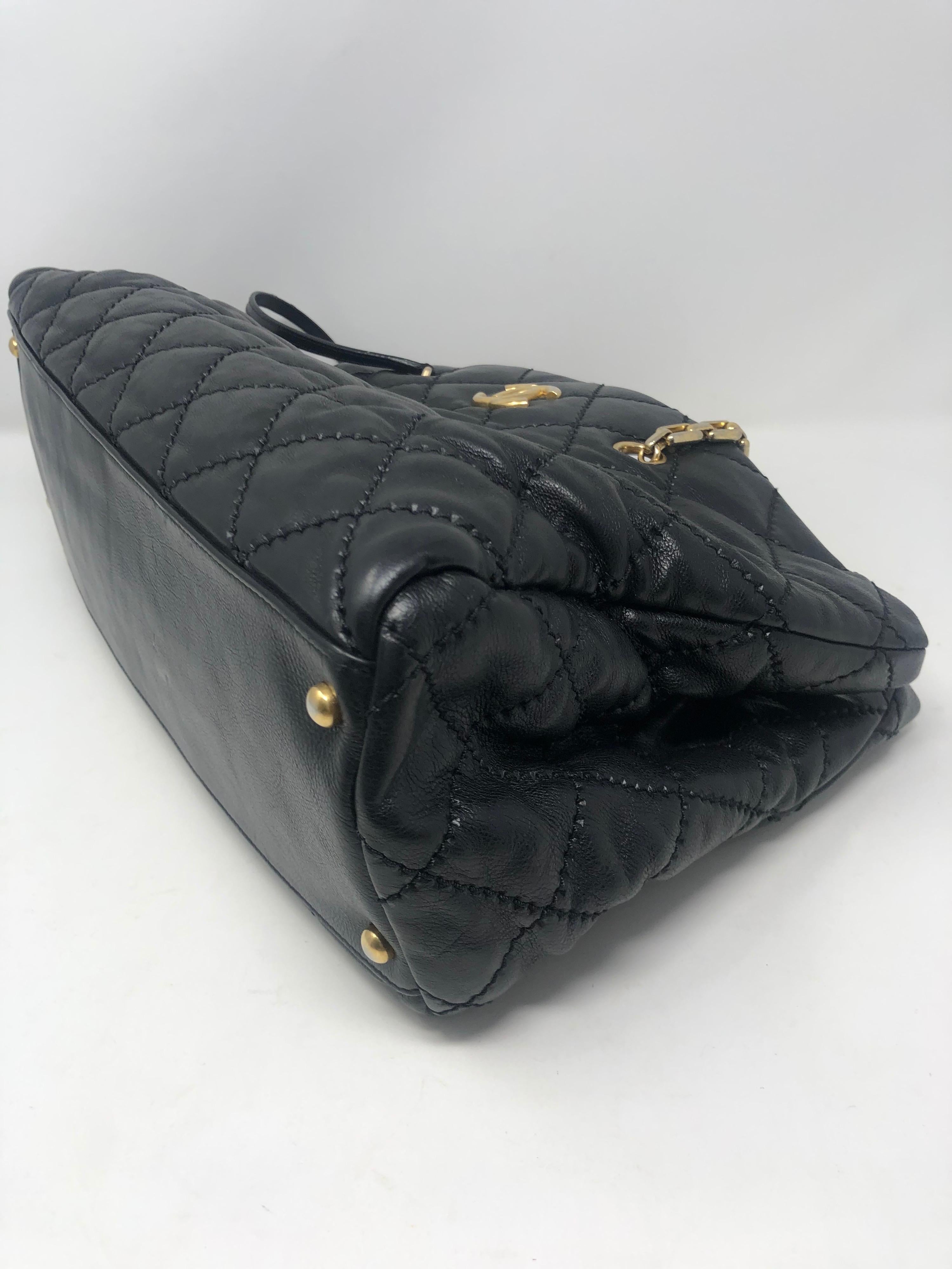 Chanel Black Leather Tote  10