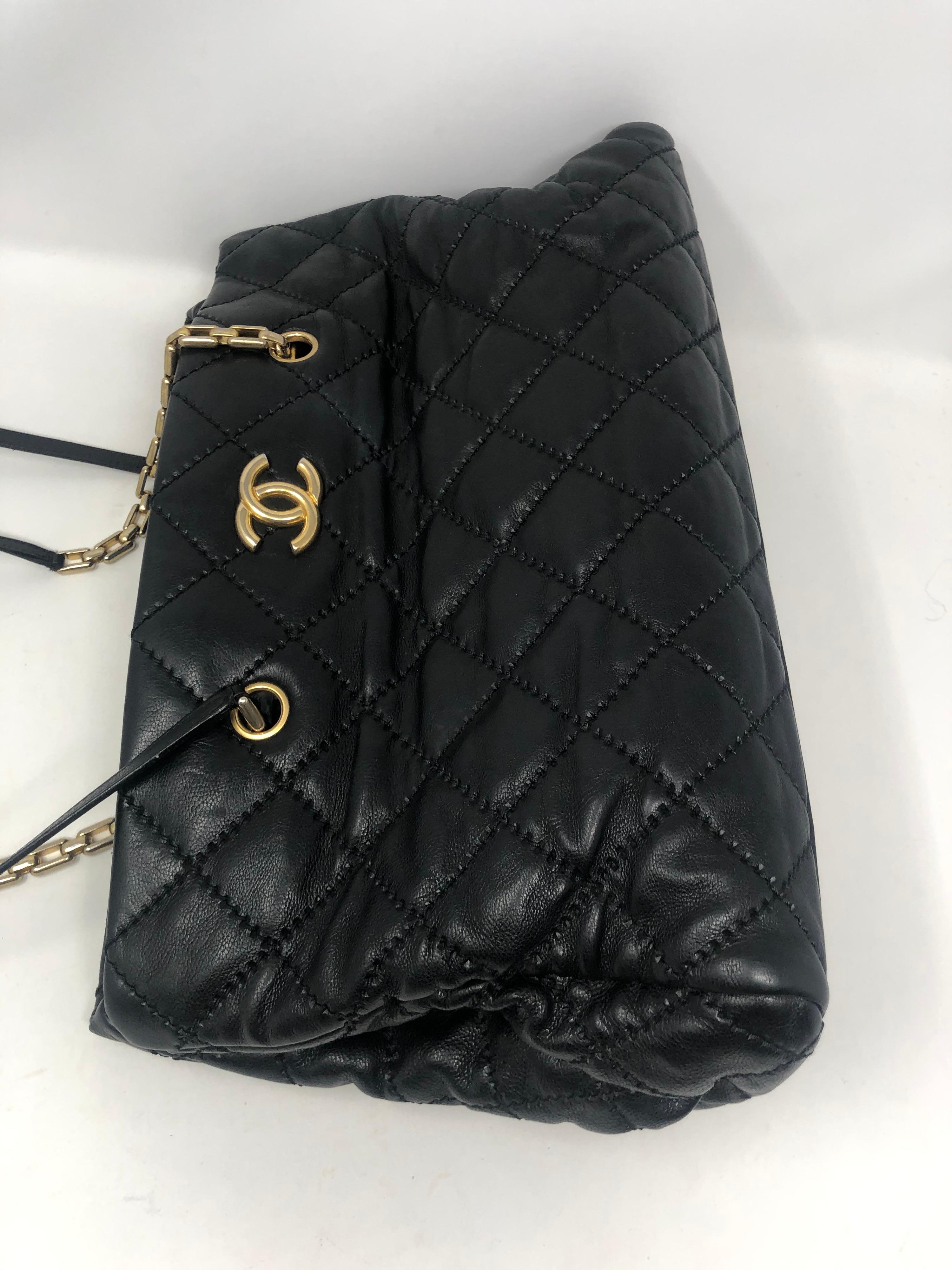 Chanel Black Leather Tote  11