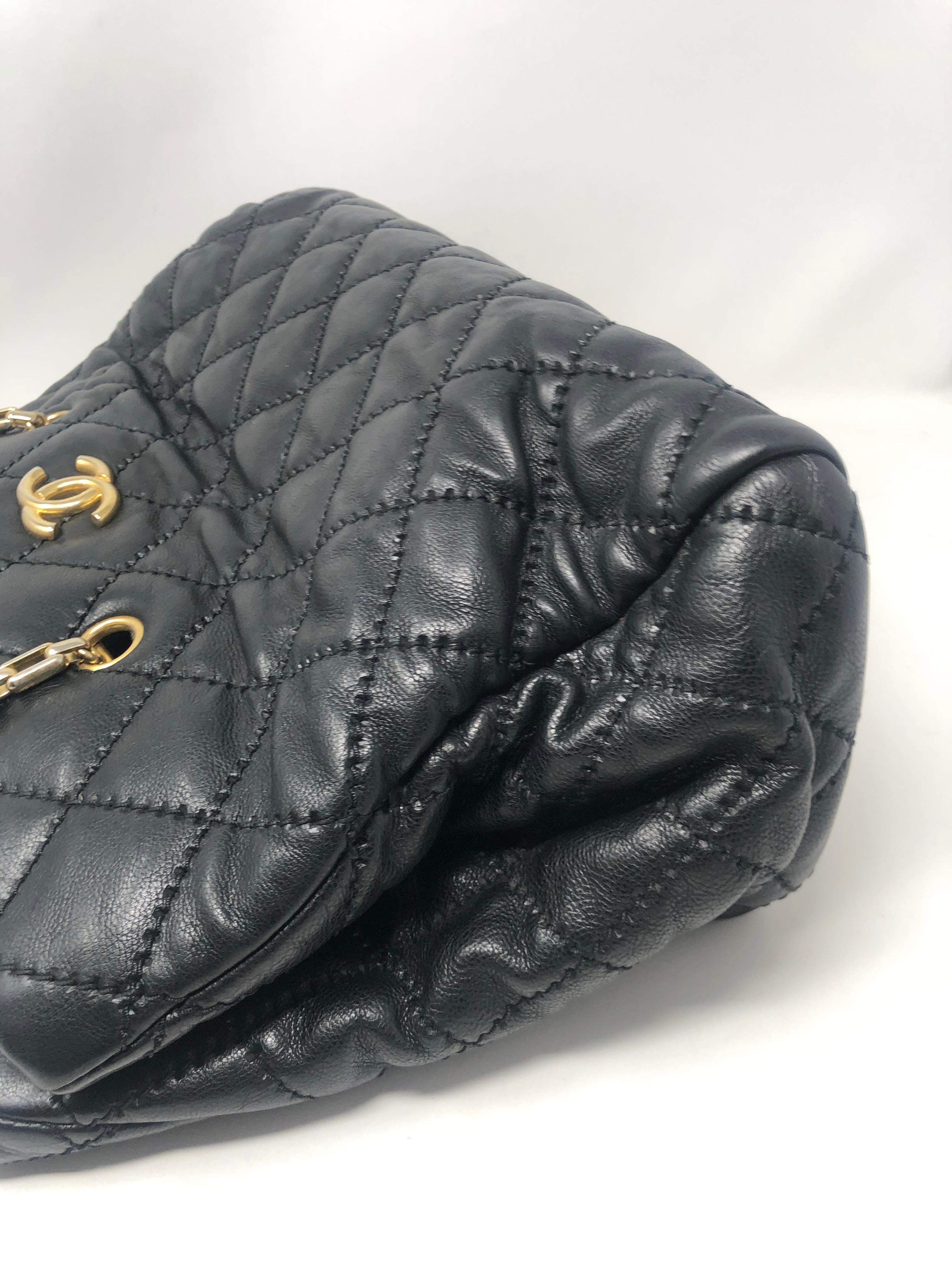 Chanel Black Leather Tote  2
