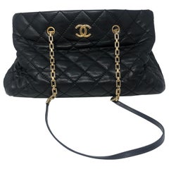 Chanel Black Leather Tote 