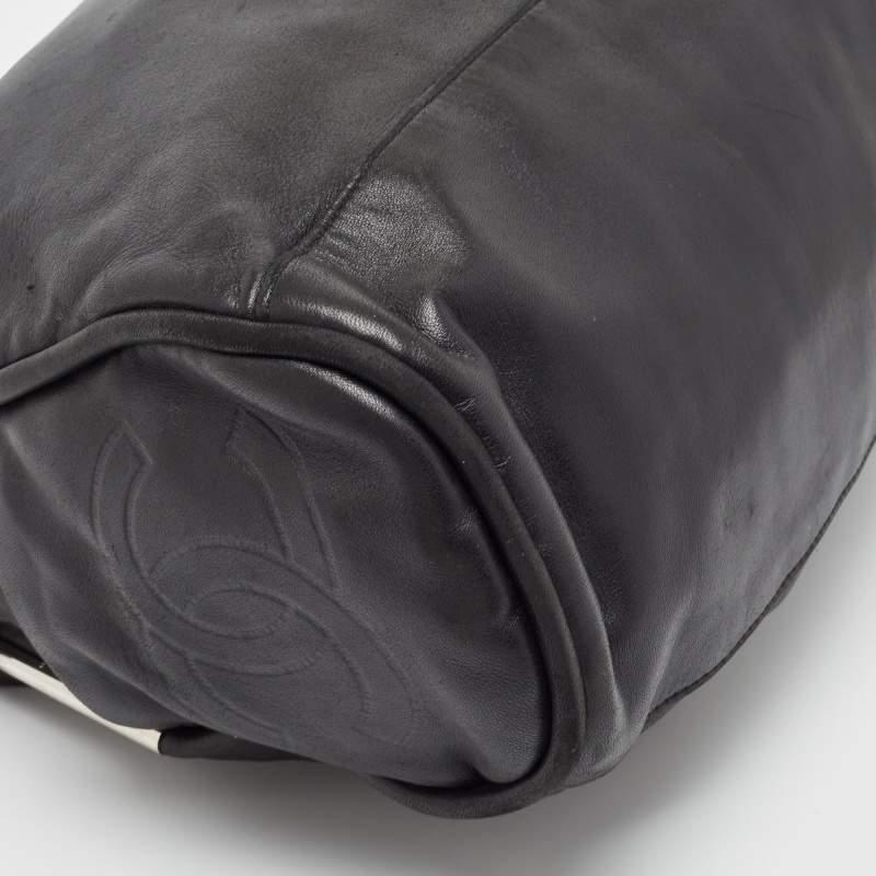 Chanel Black Leather Ultimate Soft Fold Over Bag 8
