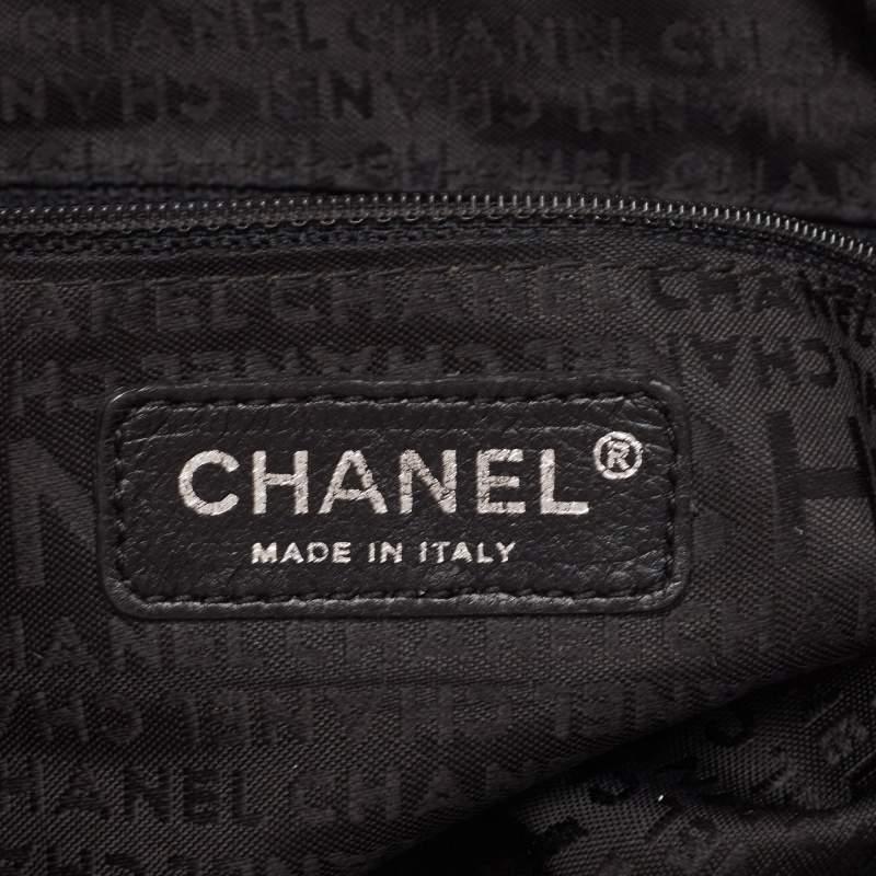 Chanel Black Leather Ultimate Soft Fold Over Bag 13