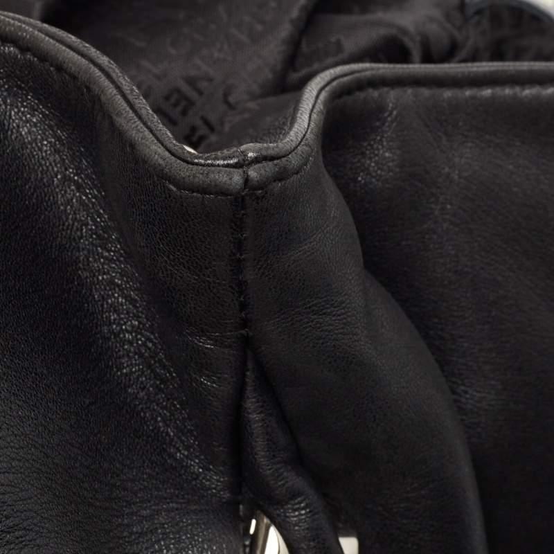 Chanel Black Leather Ultimate Soft Fold Over Bag 4