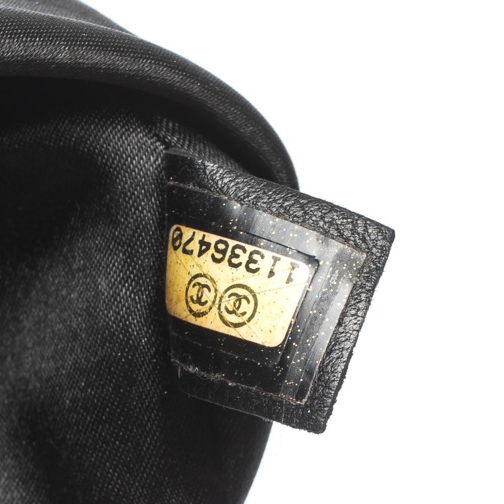 Chanel Black Leather Ultimate Soft Sombrero Bag 5
