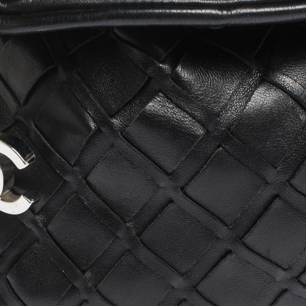 Chanel Black Leather Ultimate Soft Sombrero Bag 6