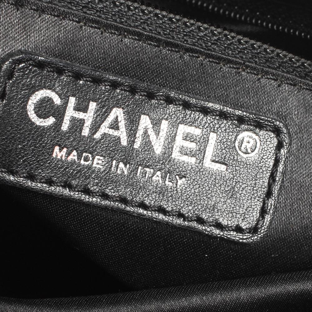 Chanel Black Leather Ultimate Soft Sombrero Bag 5