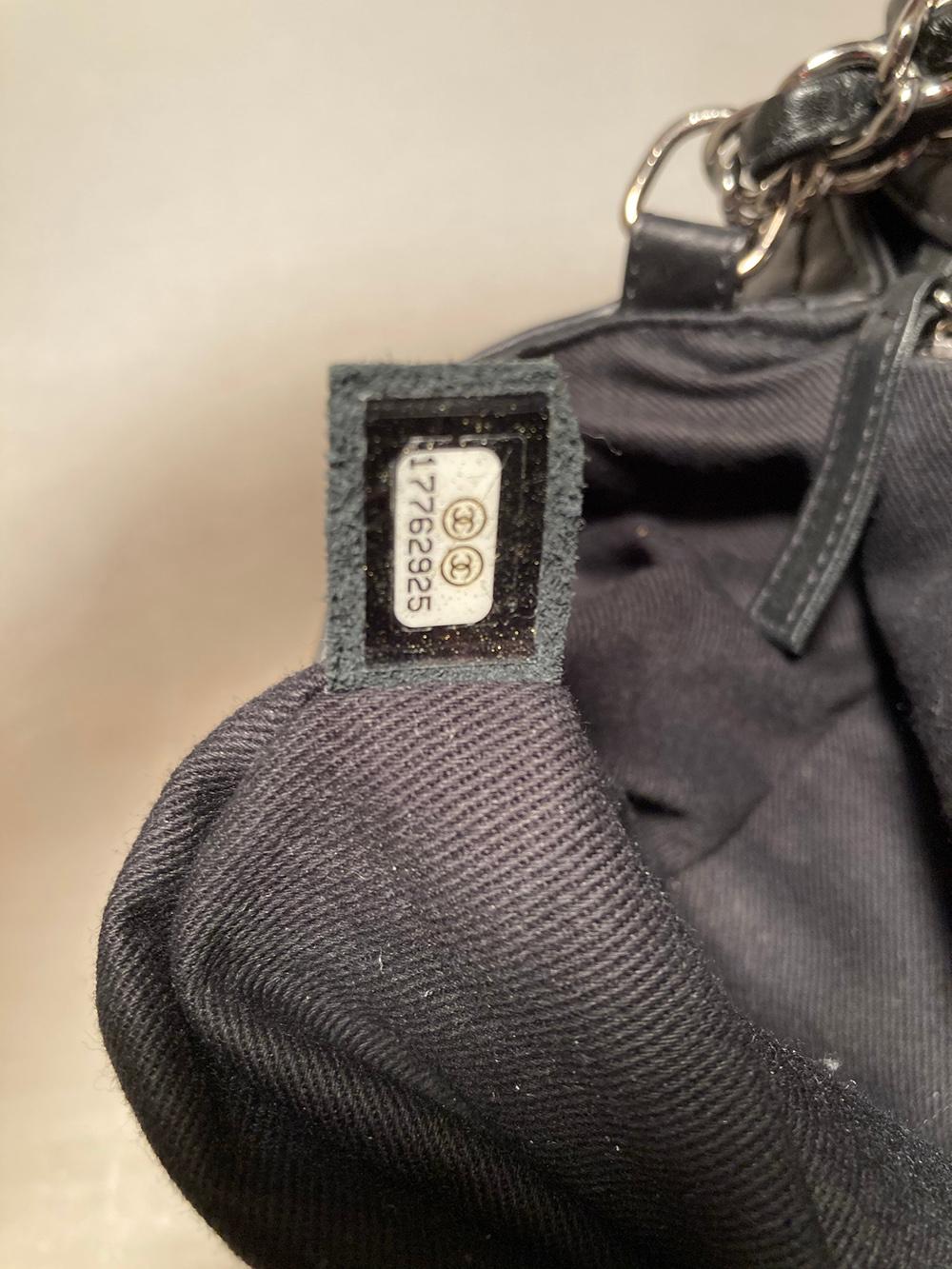 Chanel Black Leather Ultimate Stitch Classic Flap Shoulder Bag 4