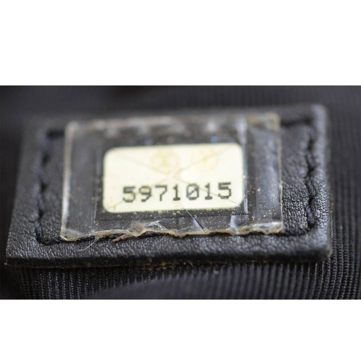 Chanel Black Leather Vintage Backpack 5
