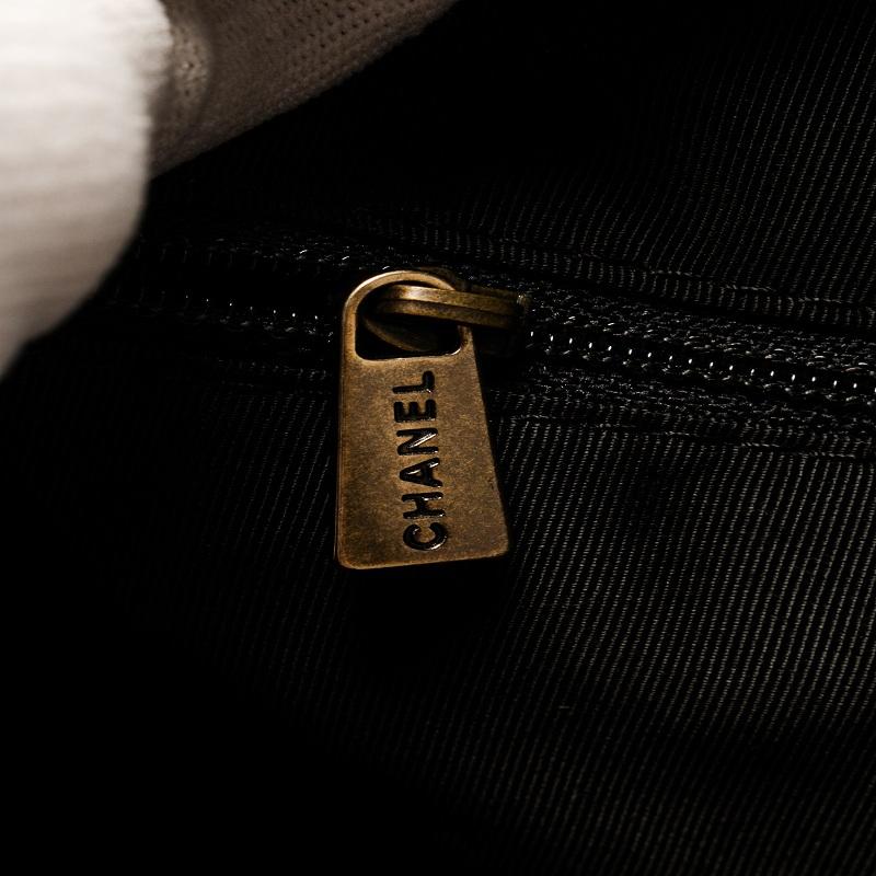 Chanel Black Leather Wild Stitch Tote Handbag 4
