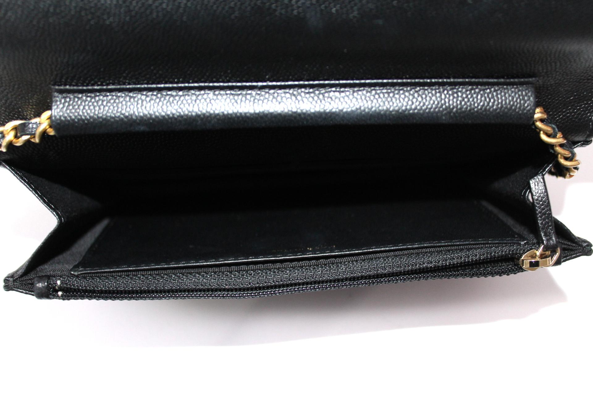 Chanel Black Leather Woc Bag 5