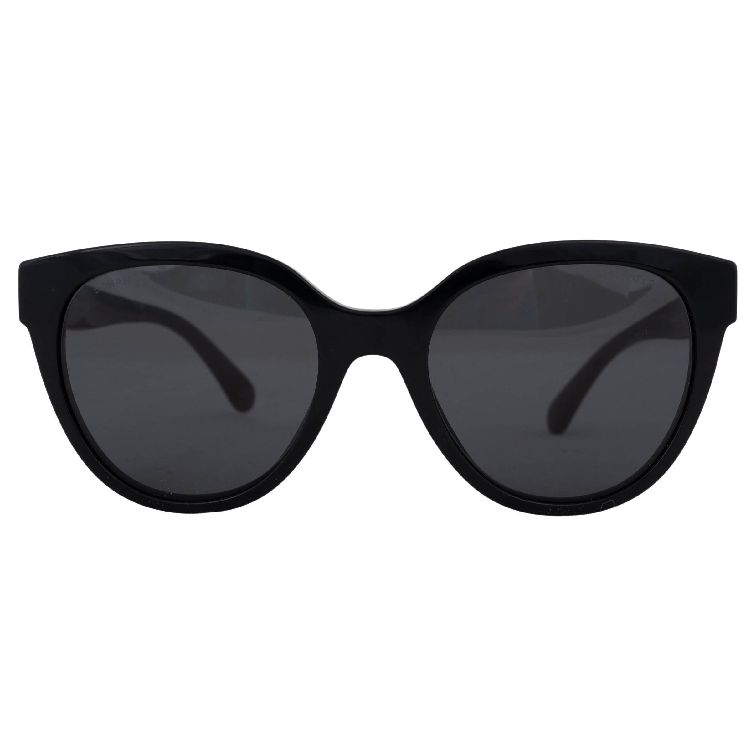 CHANEL negro LOGO MARIPOSA Gafas de sol 5414 en venta