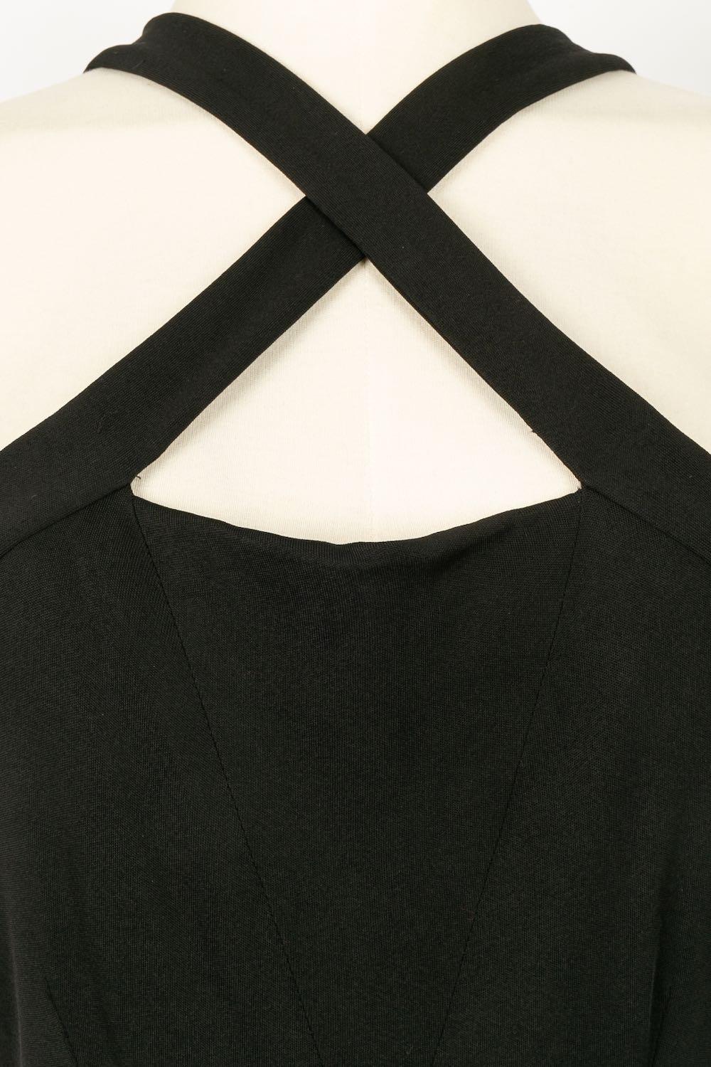 Chanel Black Long Dress 1