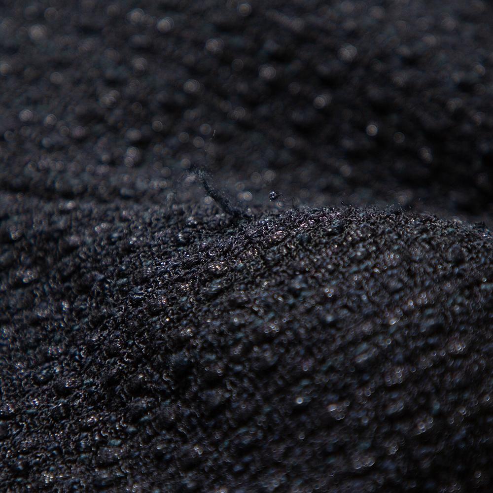 black cropped tweed blazer