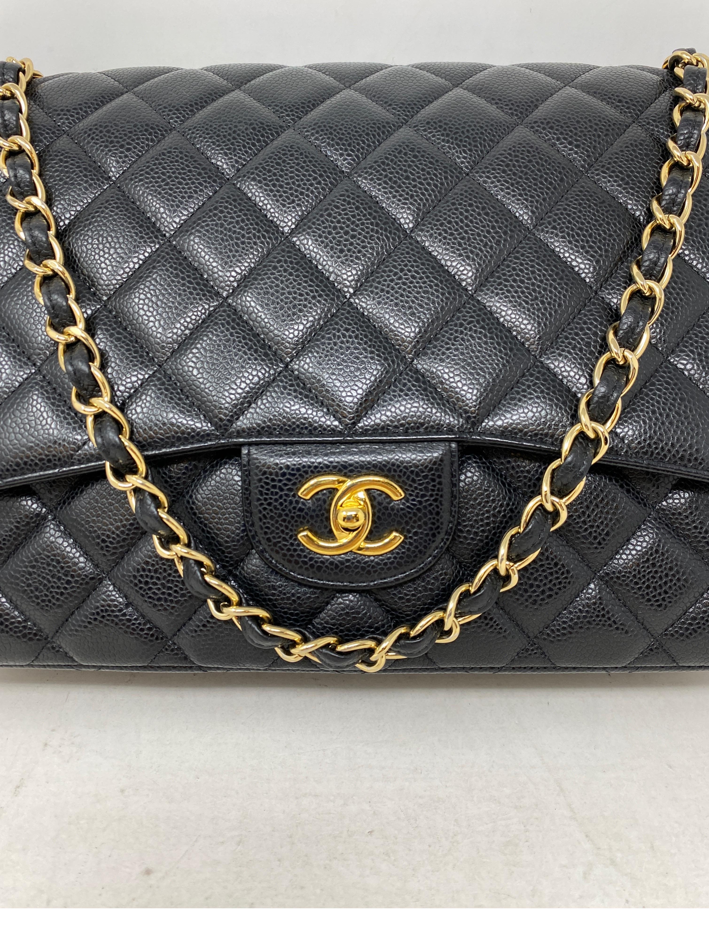Chanel Black Maxi Single Flap Bag  7