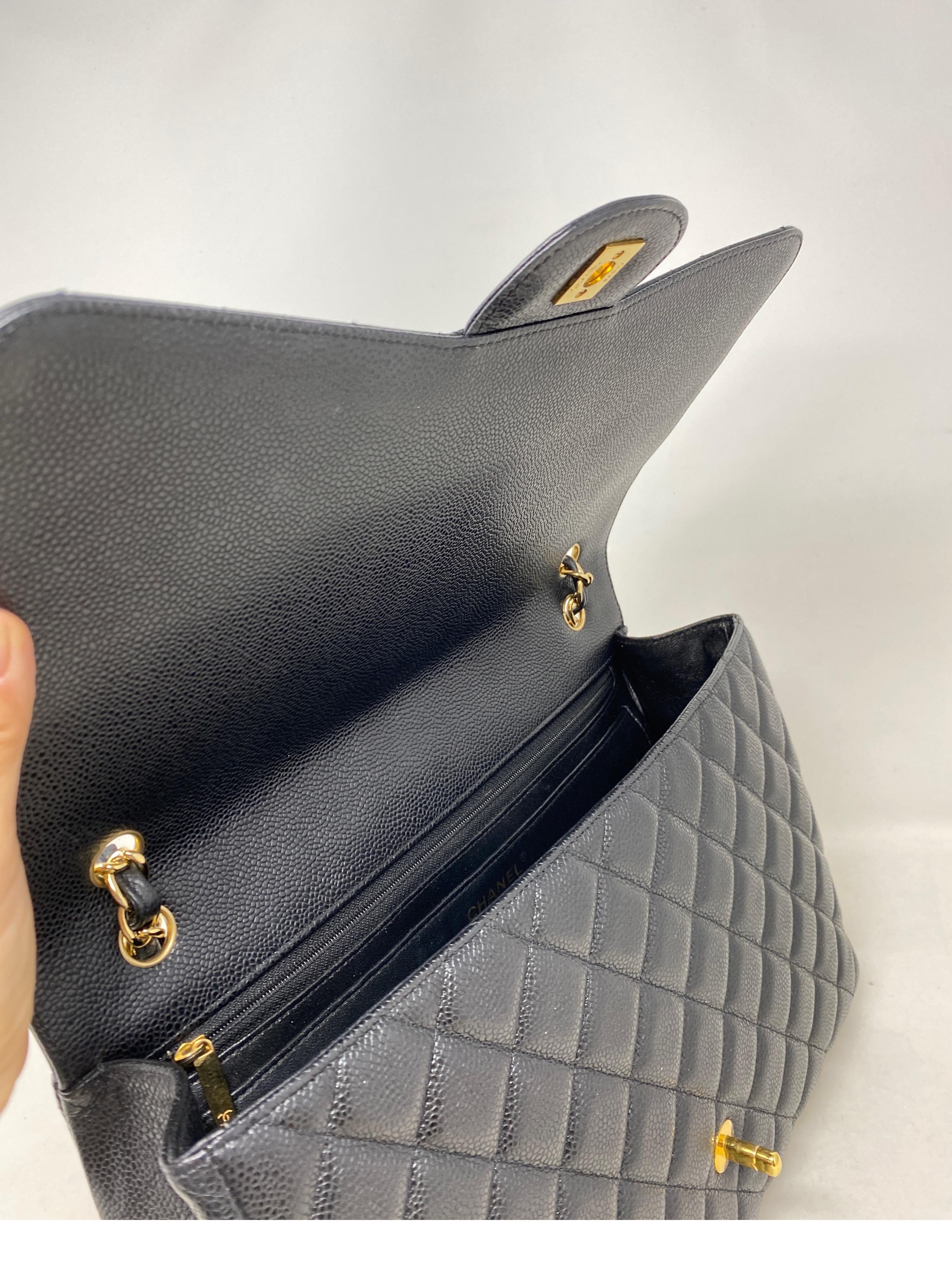 Chanel Black Maxi Single Flap Bag  15