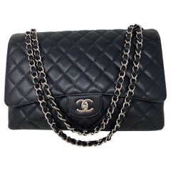 Chanel Black Maxi Single Flap Bag