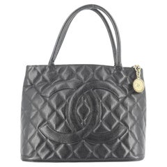 Chanel Black Medaillon Handbag