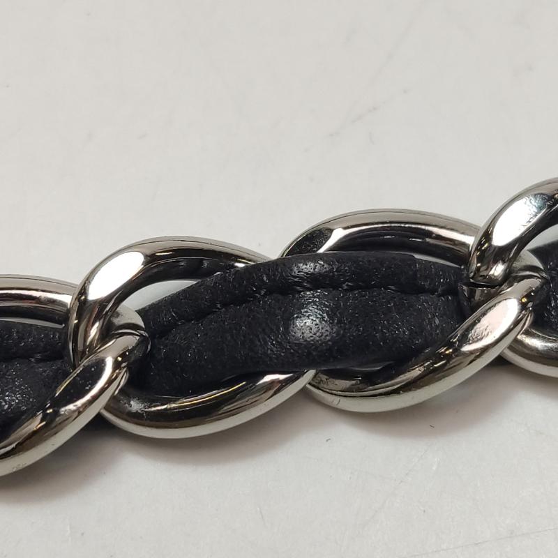 Chanel Black Mesh and Sequins Jumbo Maxi Classic Flap Silver Hardware 2008 en vente 3