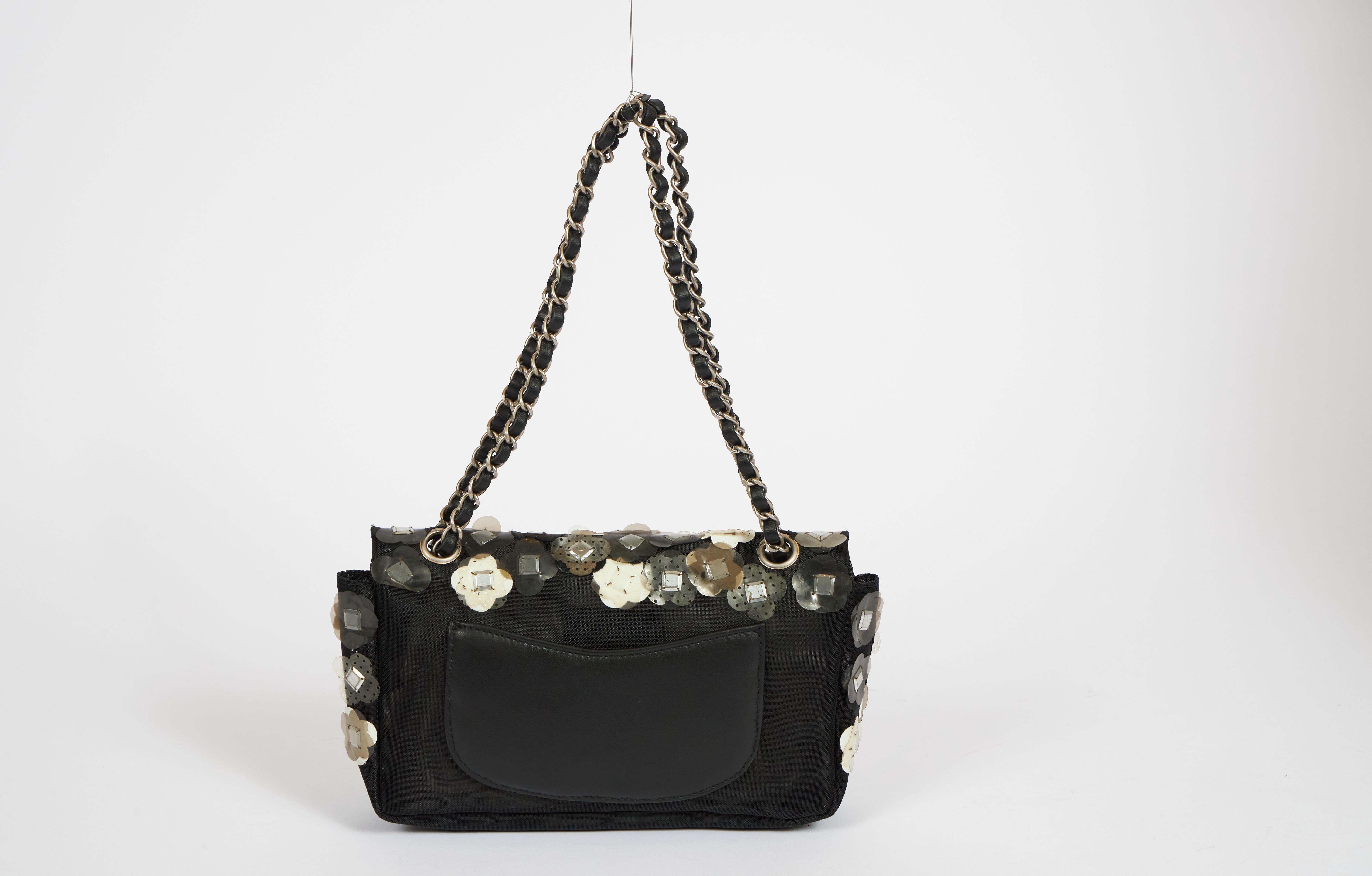 chanel flower bag