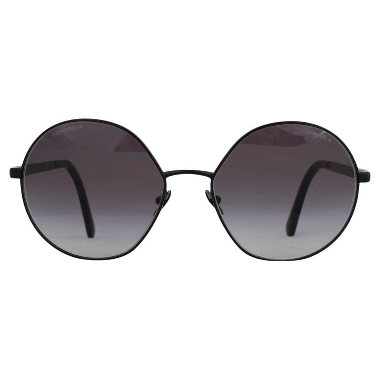 vintage chanel shield sunglasses
