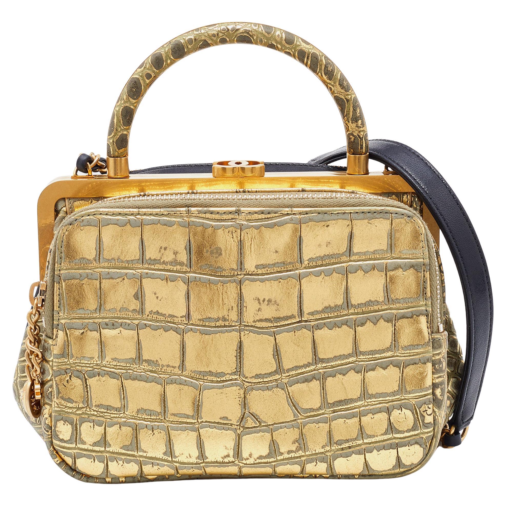 Chanel Kiss Lock Bag - 8 For Sale on 1stDibs | chanel kisslock, kiss lock  chanel, chanel kisslock bag