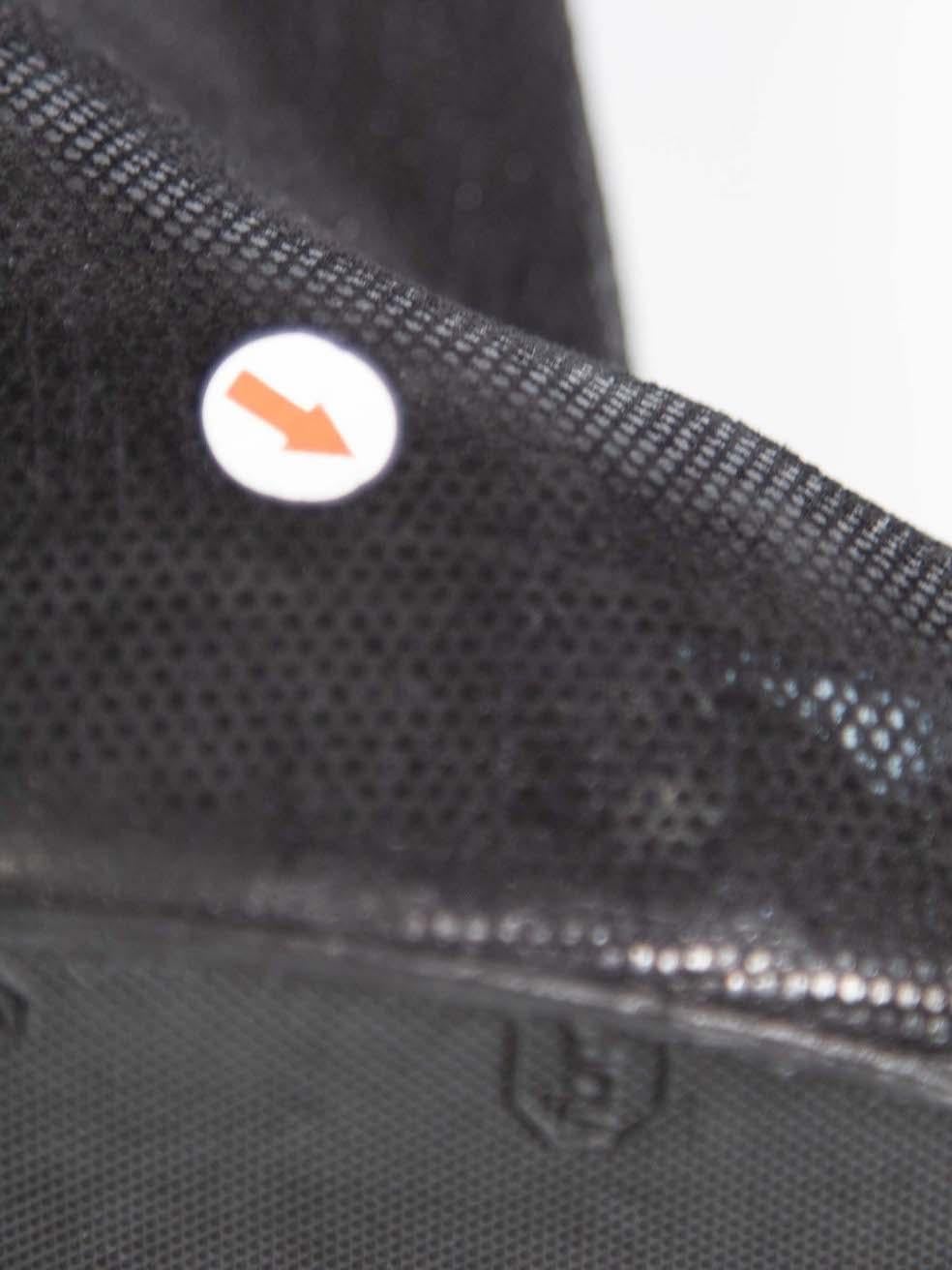 Chanel Black Metallic Platform Ankle Boots Size IT 39.5 1