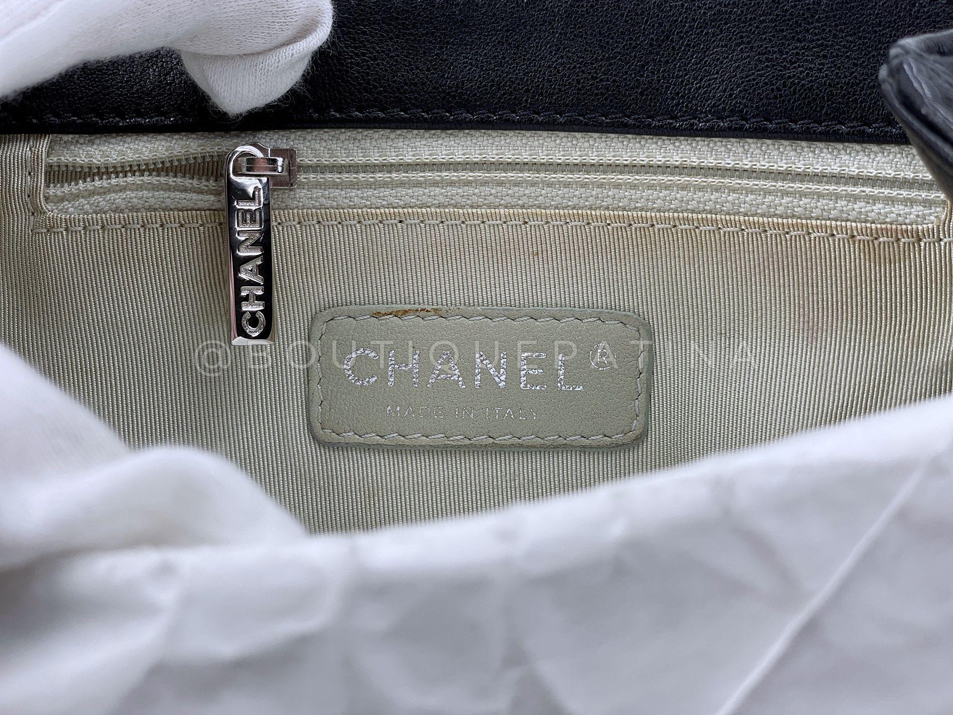 Chanel Black Mini Chain Around Flap Crossbody Messenger Bag SHW 68051 6