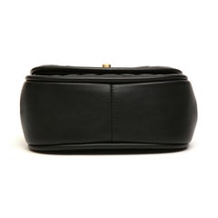 Chanel black mini lady chevron shoulder bag