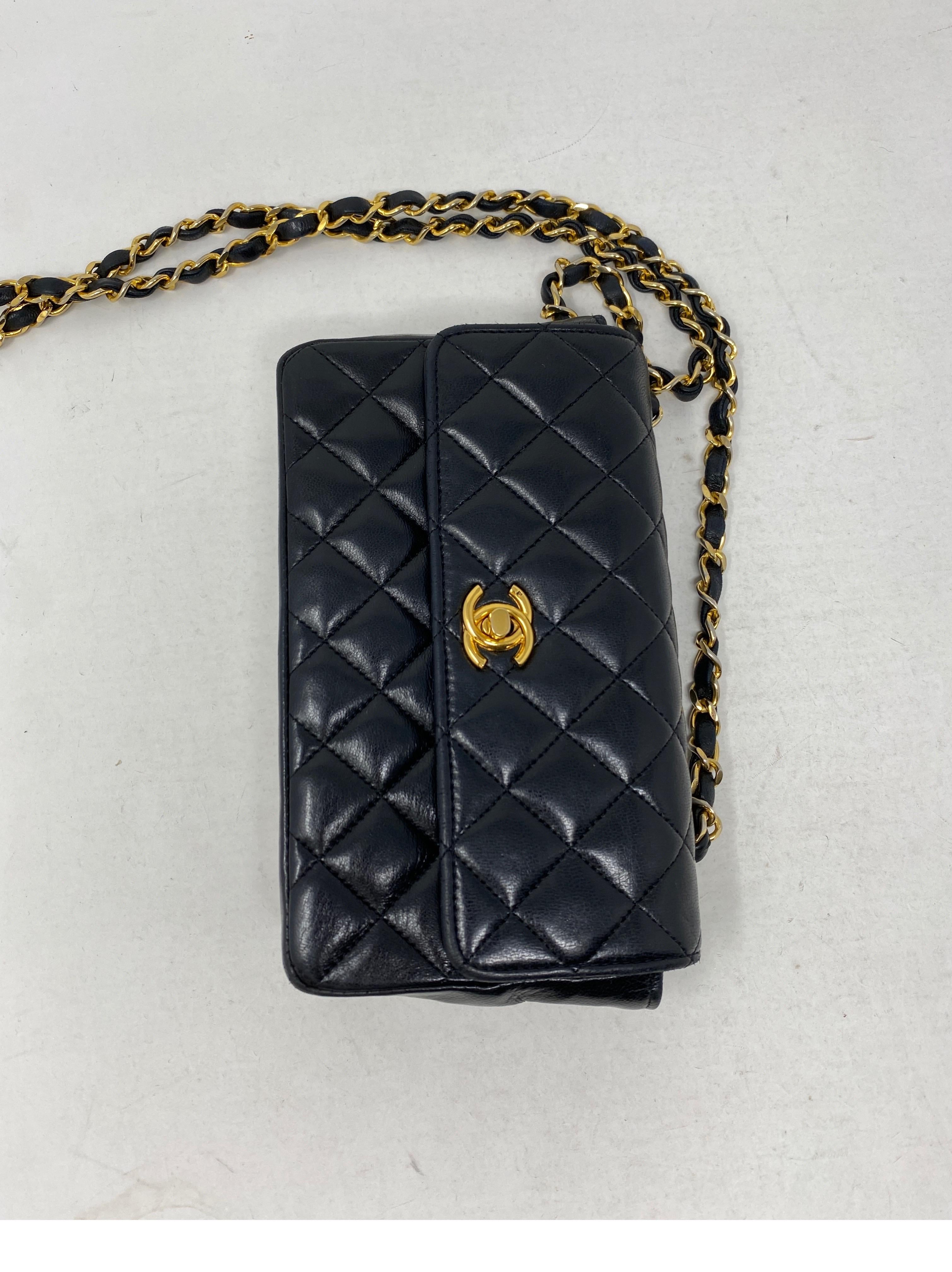 Chanel Black Mini Rectangular Bag  6
