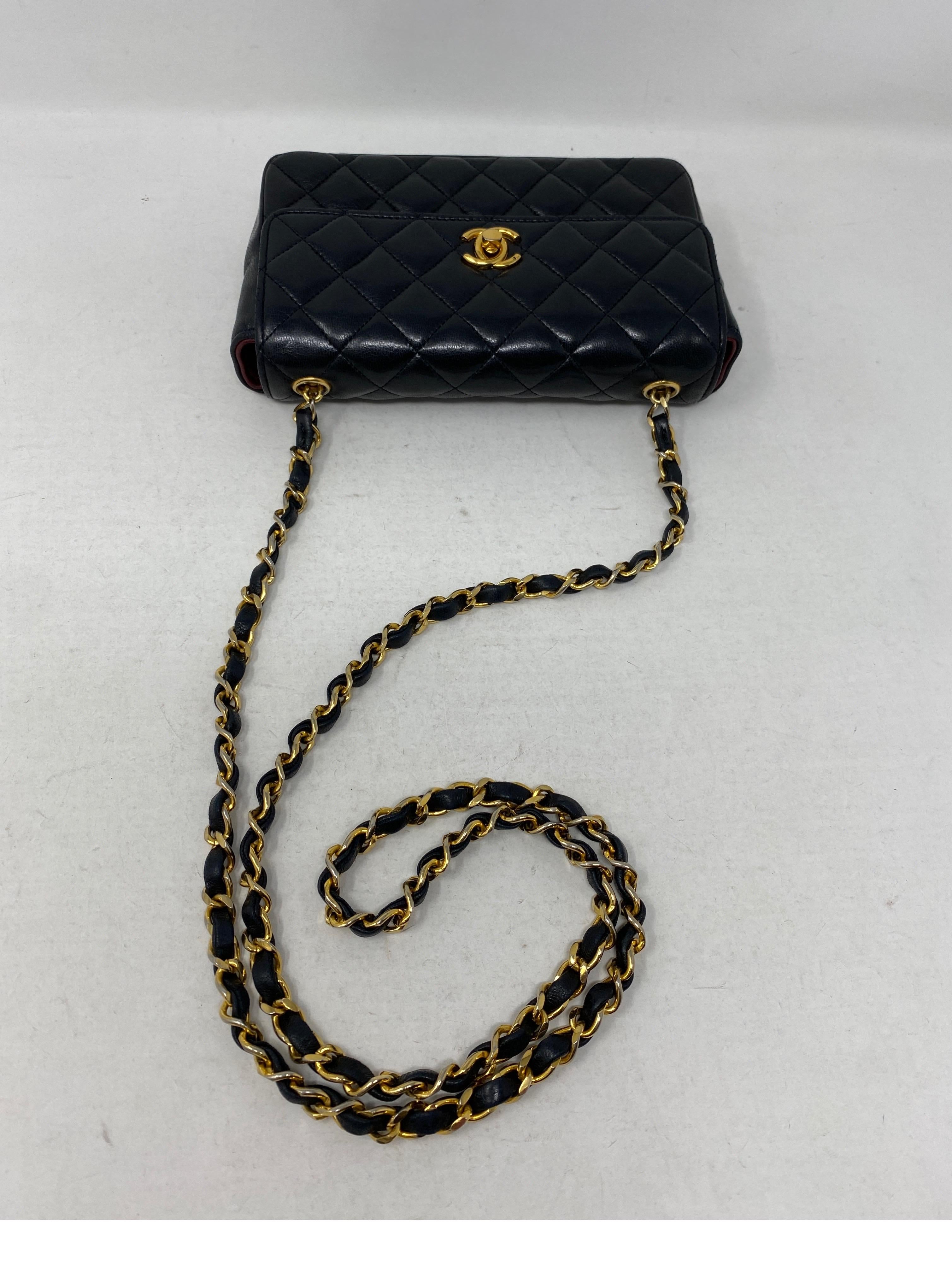 Chanel Black Mini Rectangular Bag  8