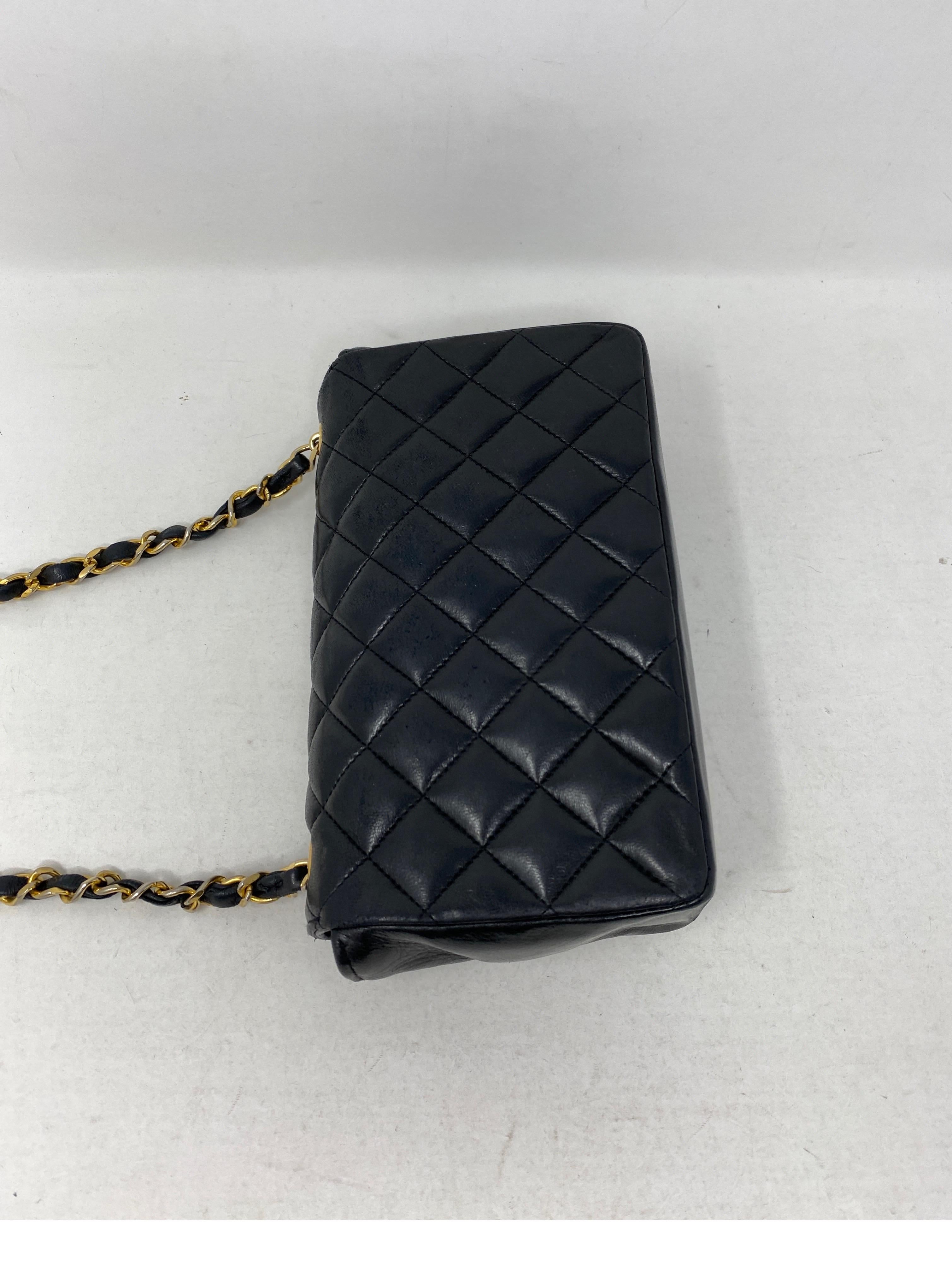 Chanel Black Mini Rectangular Bag  In Good Condition In Athens, GA