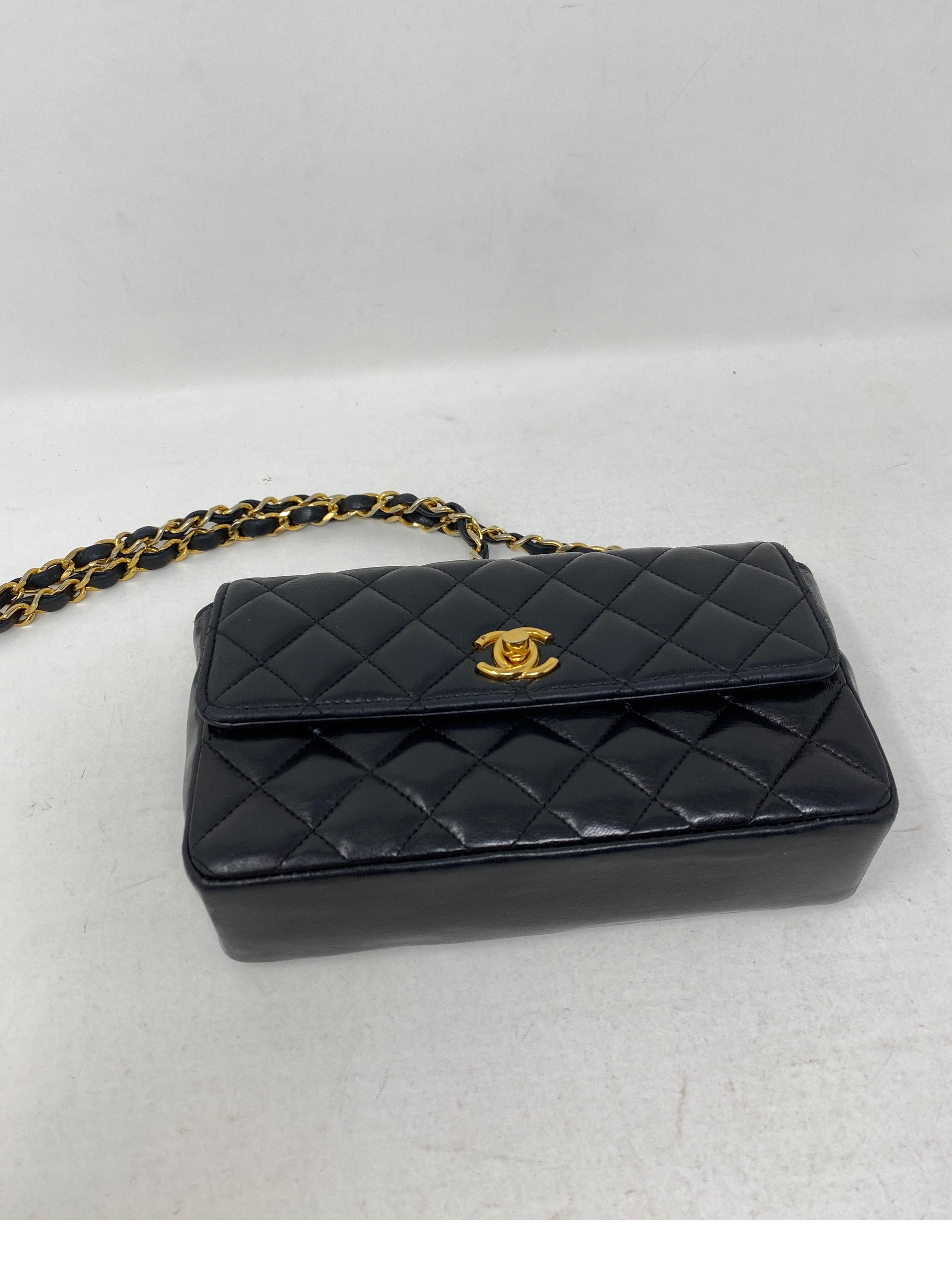 Chanel Black Mini Rectangular Bag  2