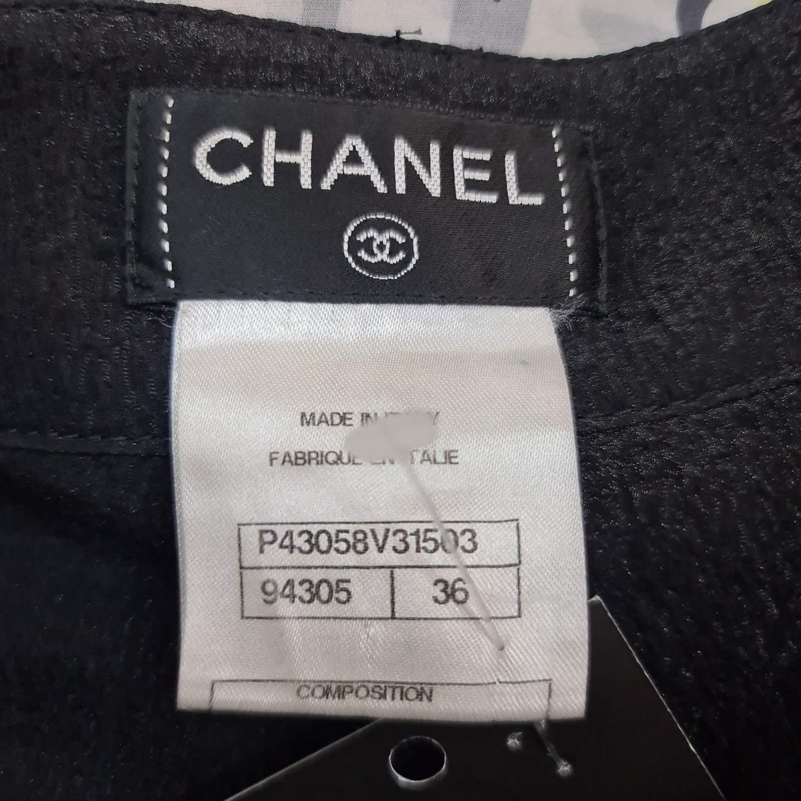 Mini-short noir Chanel Bon état - En vente à Krakow, PL