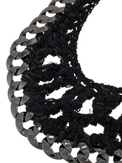 Chanel Black Multi Strand Costume Necklace