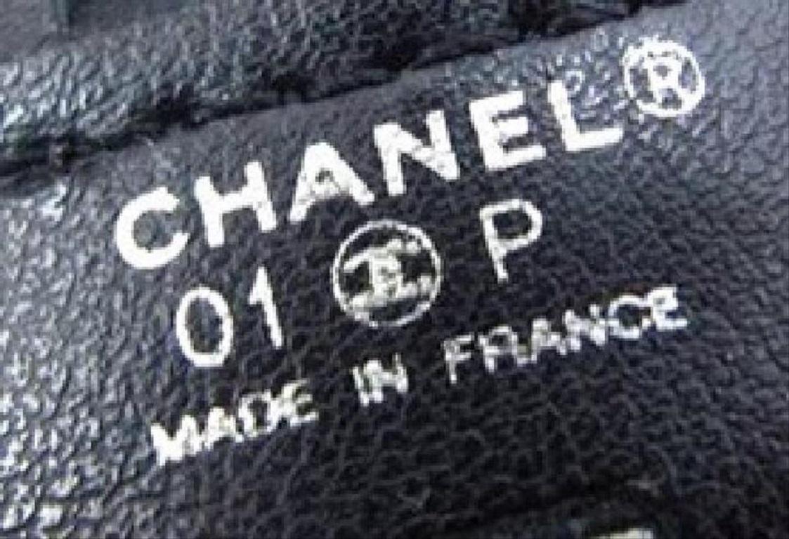 Ceinture Chanel noire à lanières multiples Eur 75 Us 30 166993 Cctl22 Bon état - En vente à Dix hills, NY