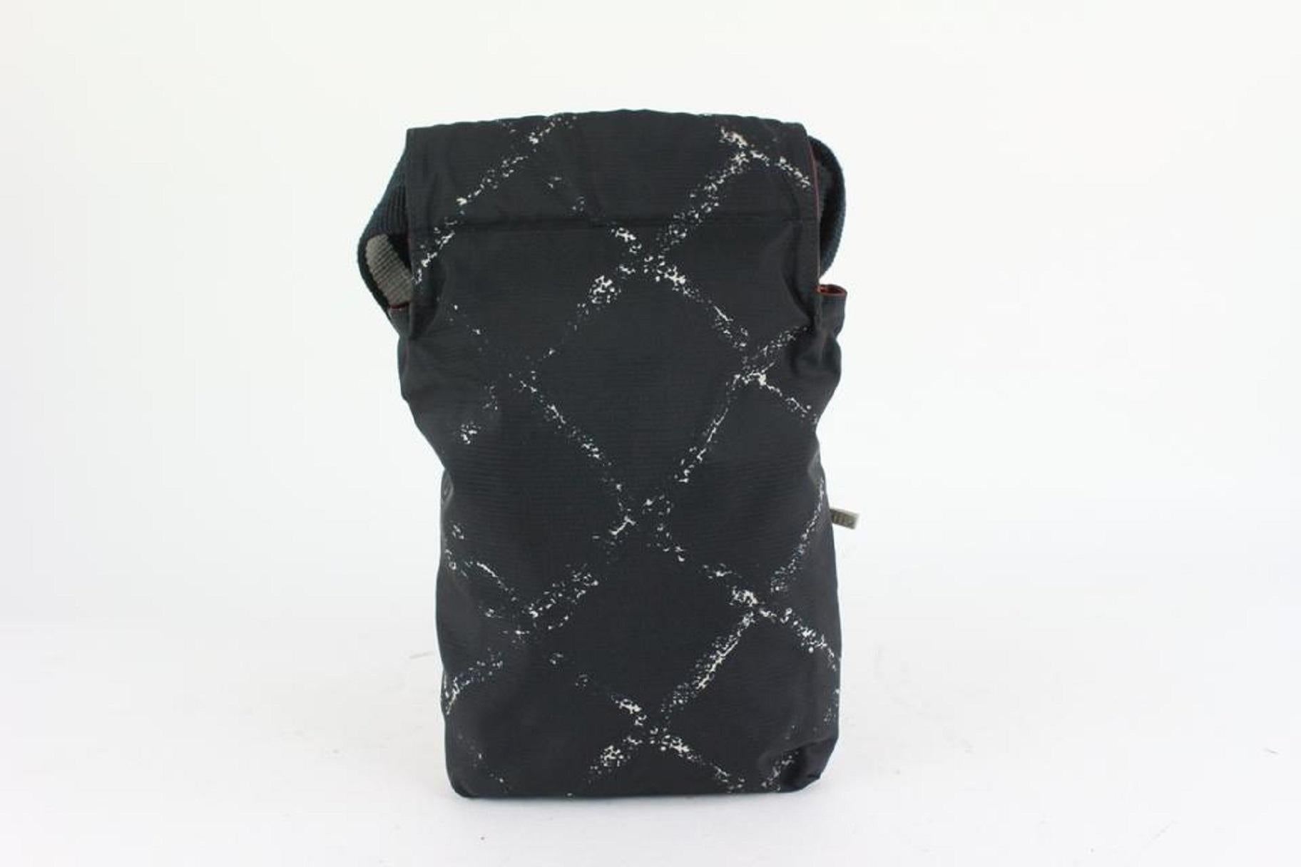 Chanel Black New Lin Belt Bag Fanny Pack Waist Pouch 923ca5 2