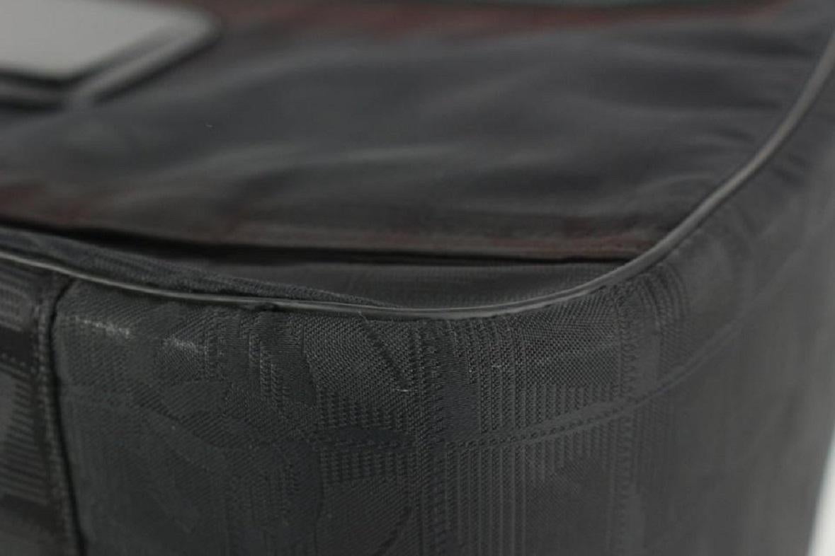 Sac de voyage messager Chanel neuf ligne noir 93ca10 en vente 6