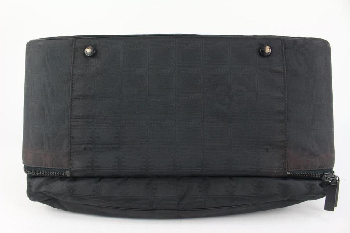 Sac de voyage messager Chanel neuf ligne noir 93ca10 en vente 4
