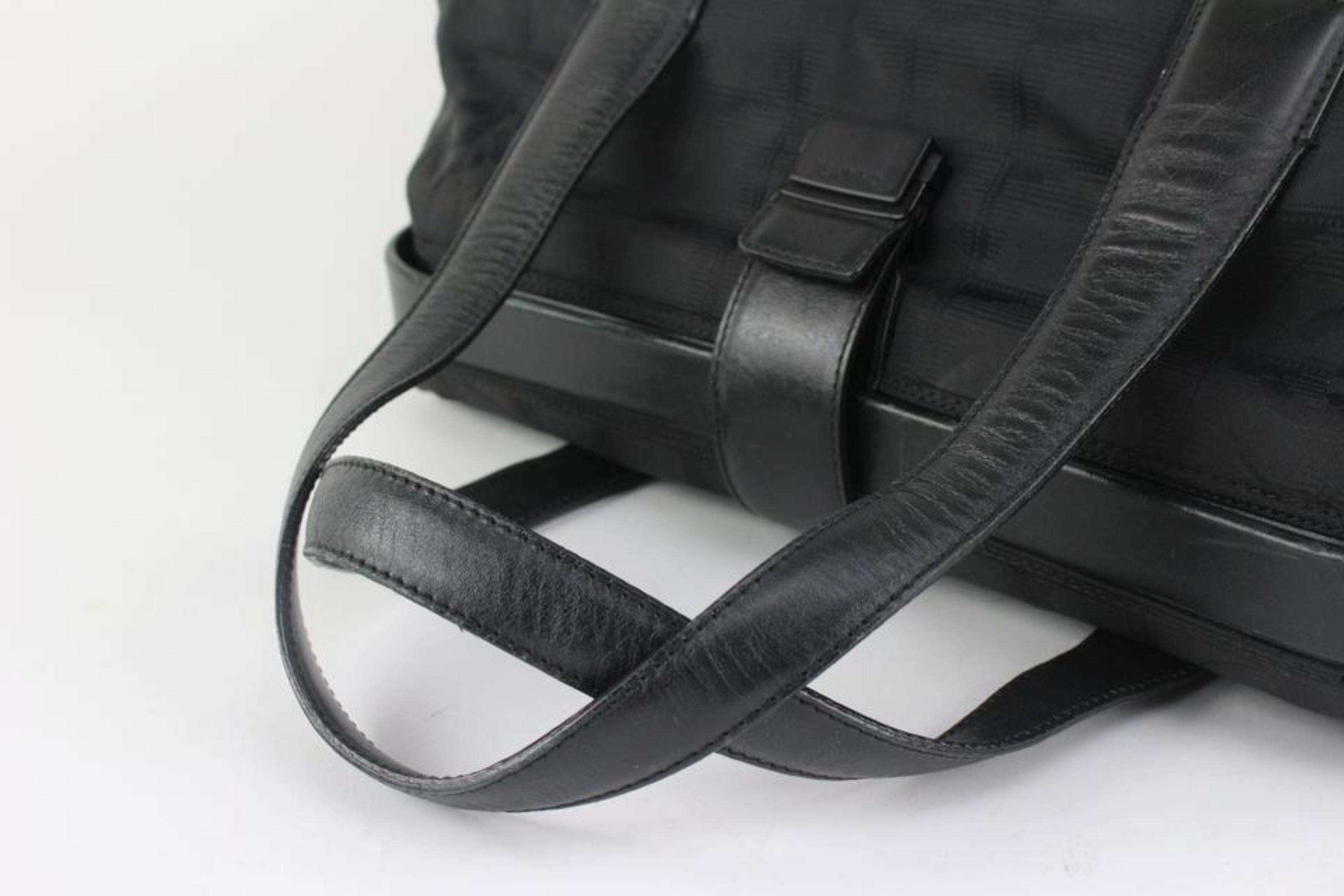 Chanel Schwarz New Line Reisetasche mit Schuhfach 122c18 im Angebot 7