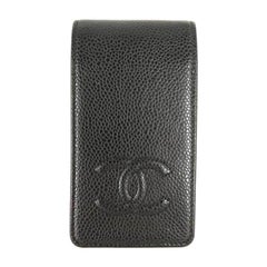 Chanel Black Noir Caviar Iphone 4s Case 218162