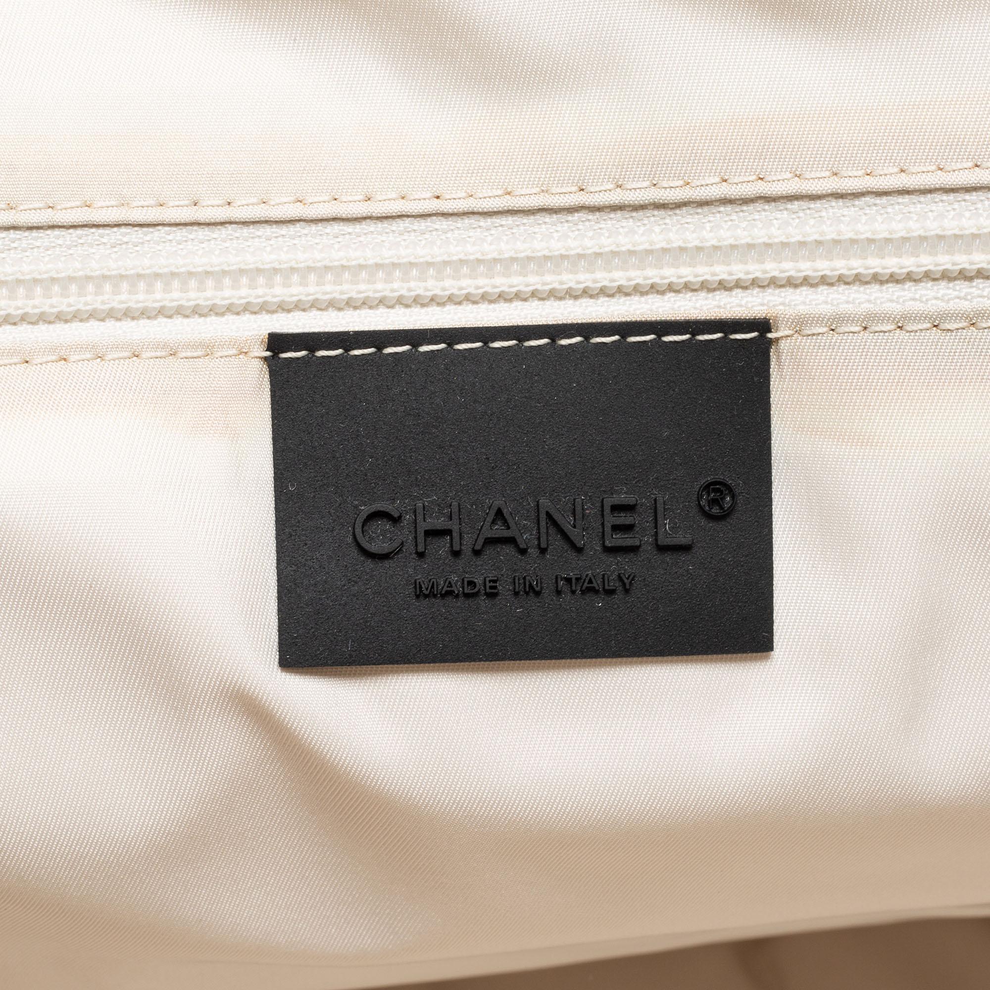 Chanel Black Nylon CC Sport Ligne Duffle Bag 4