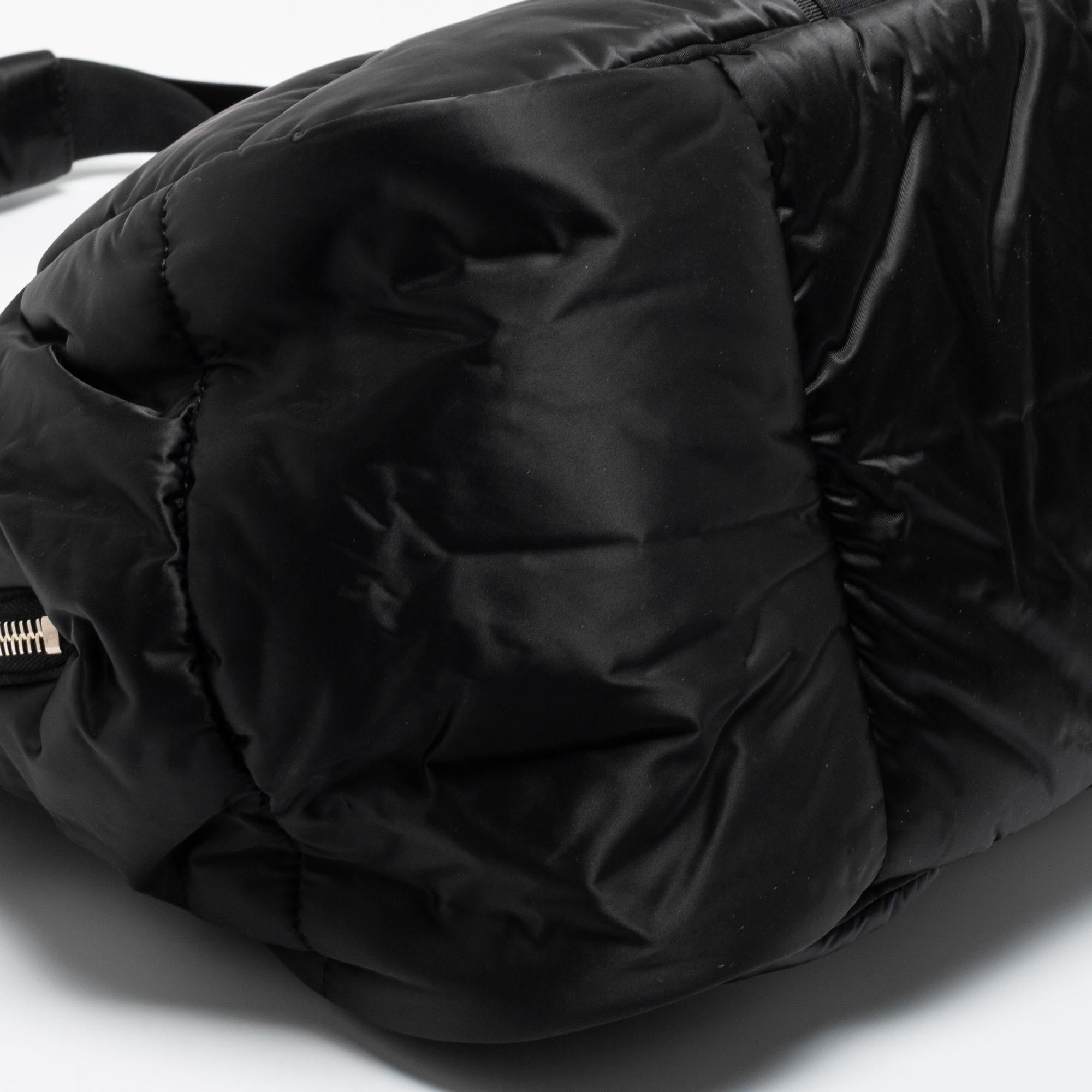 Chanel Black Nylon CC Sport Ligne Duffle Bag 5