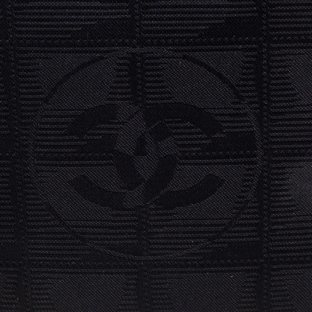 Chanel Black Nylon CC Travel Line Bifold Compact Wallet 6