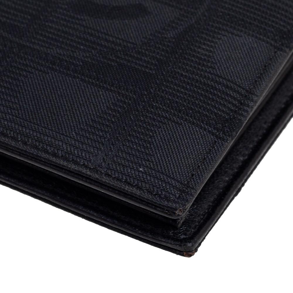 Chanel Black Nylon CC Travel Line Bifold Compact Wallet 3