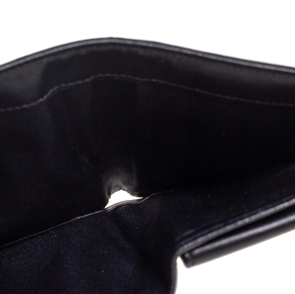 Chanel Black Nylon CC Travel Line Bifold Compact Wallet 4
