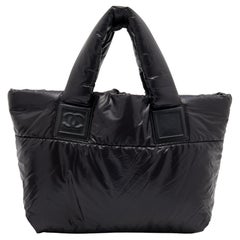 Chanel Black Nylon Coco Cocoon Bag